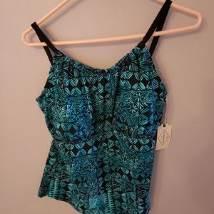 St. John's Bay Size 12 bathing suit top new tags